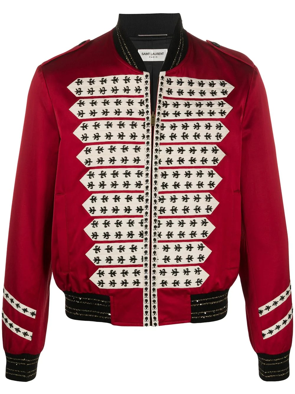 Officer fleur-de-lys bomber jacket - 1