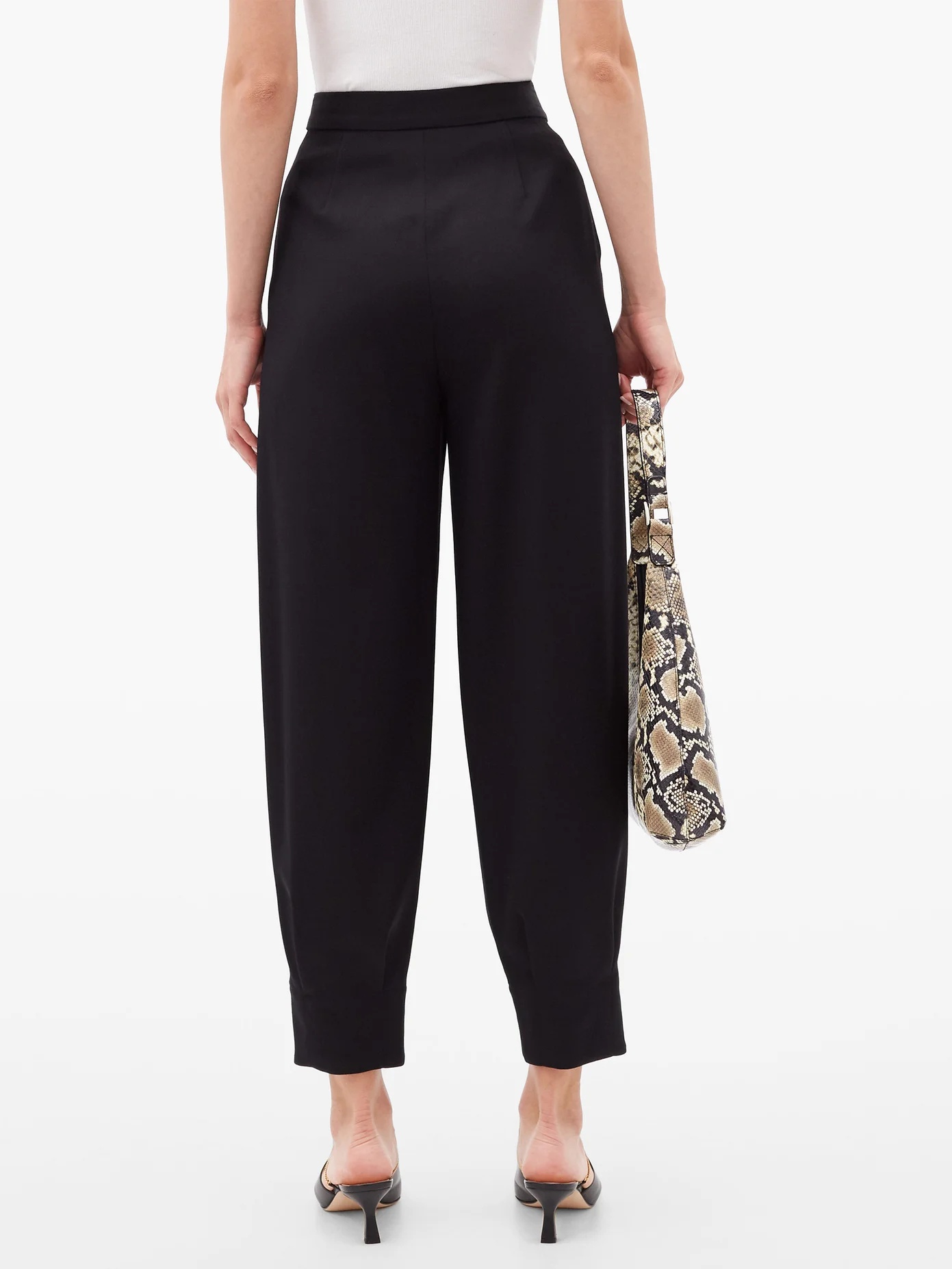 Chelsea cropped wool trousers - 5