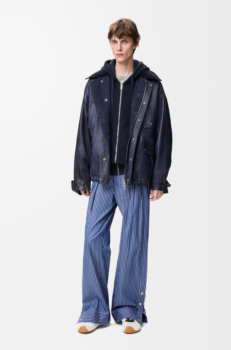Loewe Short parka in nappa lambskin and cotton outlook