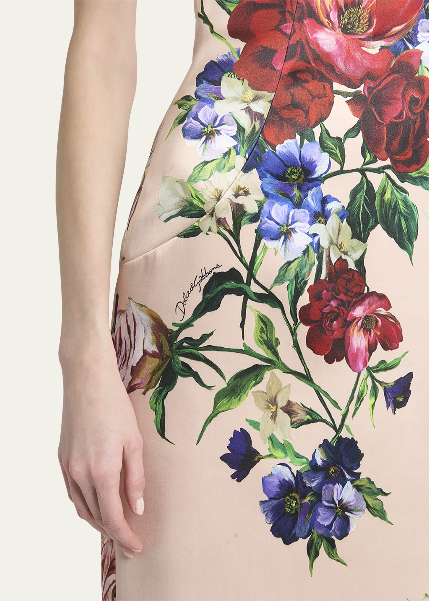Rasovi Bouquet Fantichi Sleeveless Midi Dress - 5