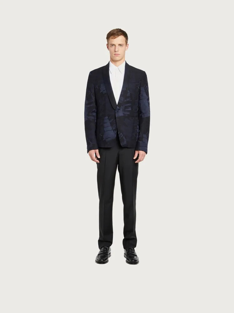 FERRAGAMO JACQUARD PALME PRINT TUXEDO outlook