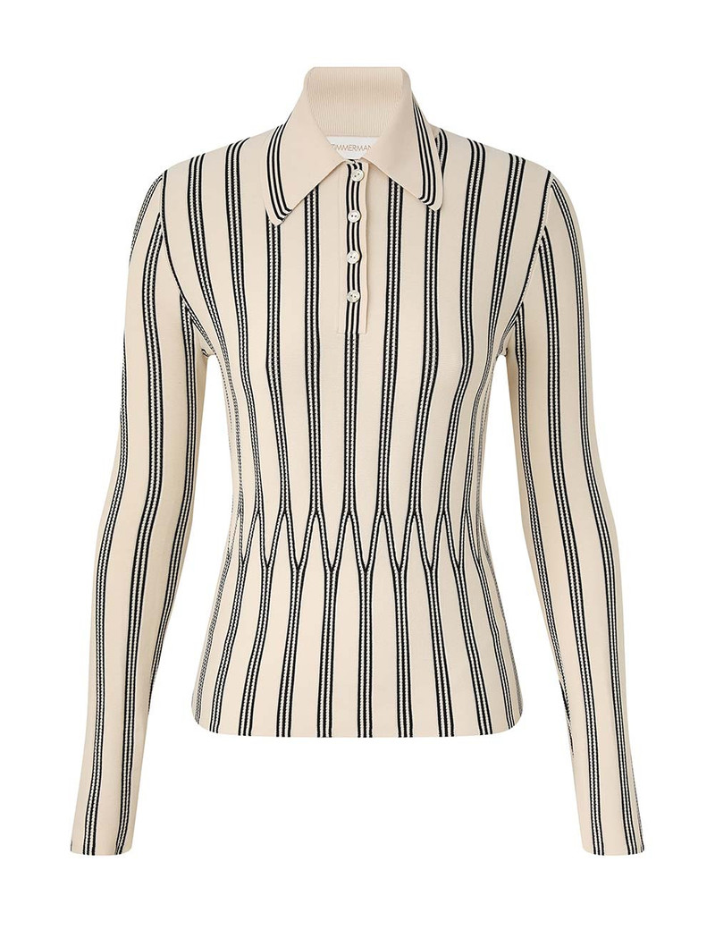 REBELLION STRIPED POLO 1