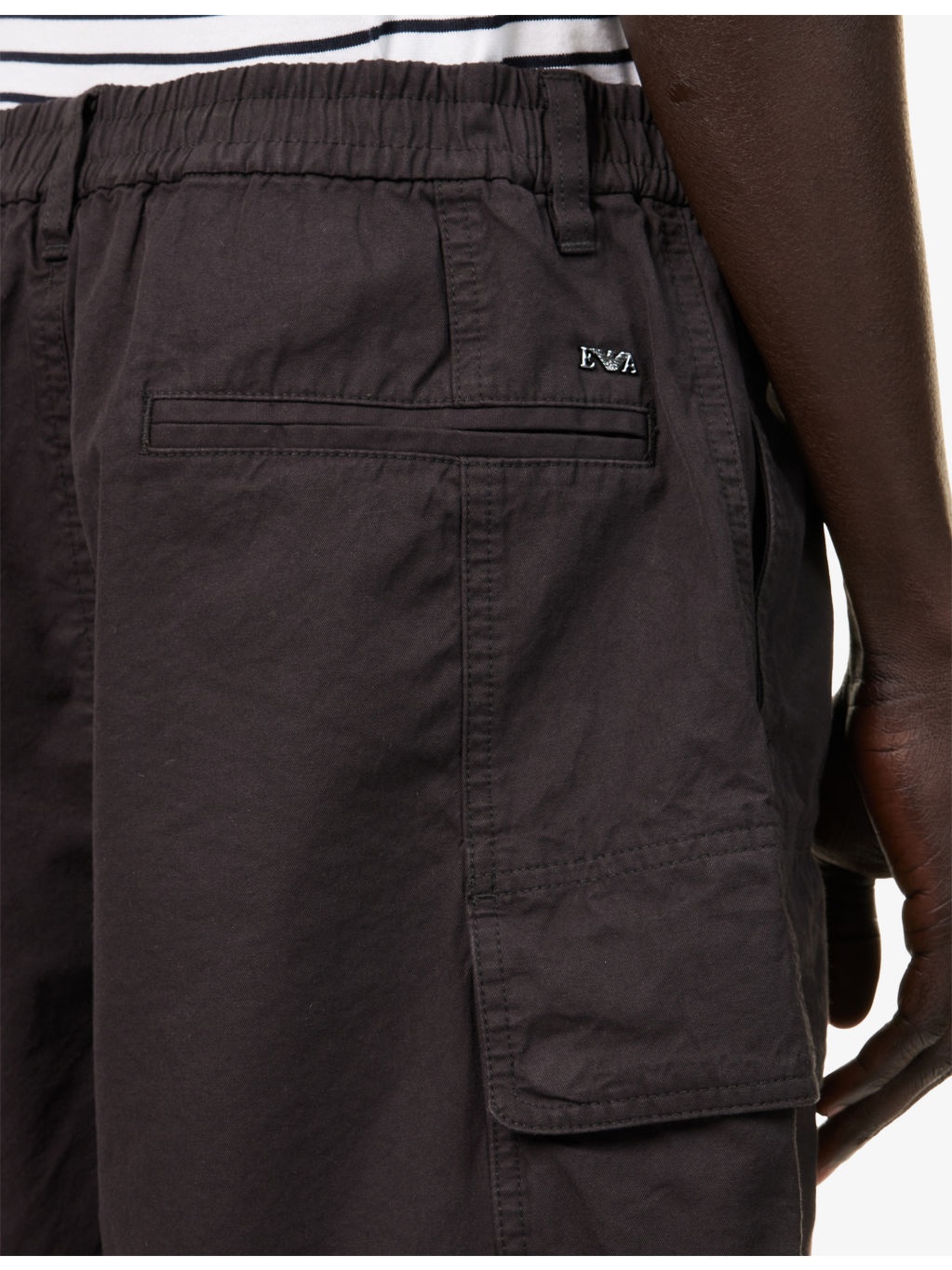 Cargo Drawstring Cotton And Silk Shorts - 6