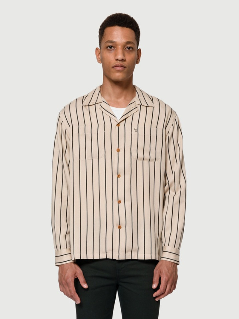 Vincent Fluid Stripe Cream 6