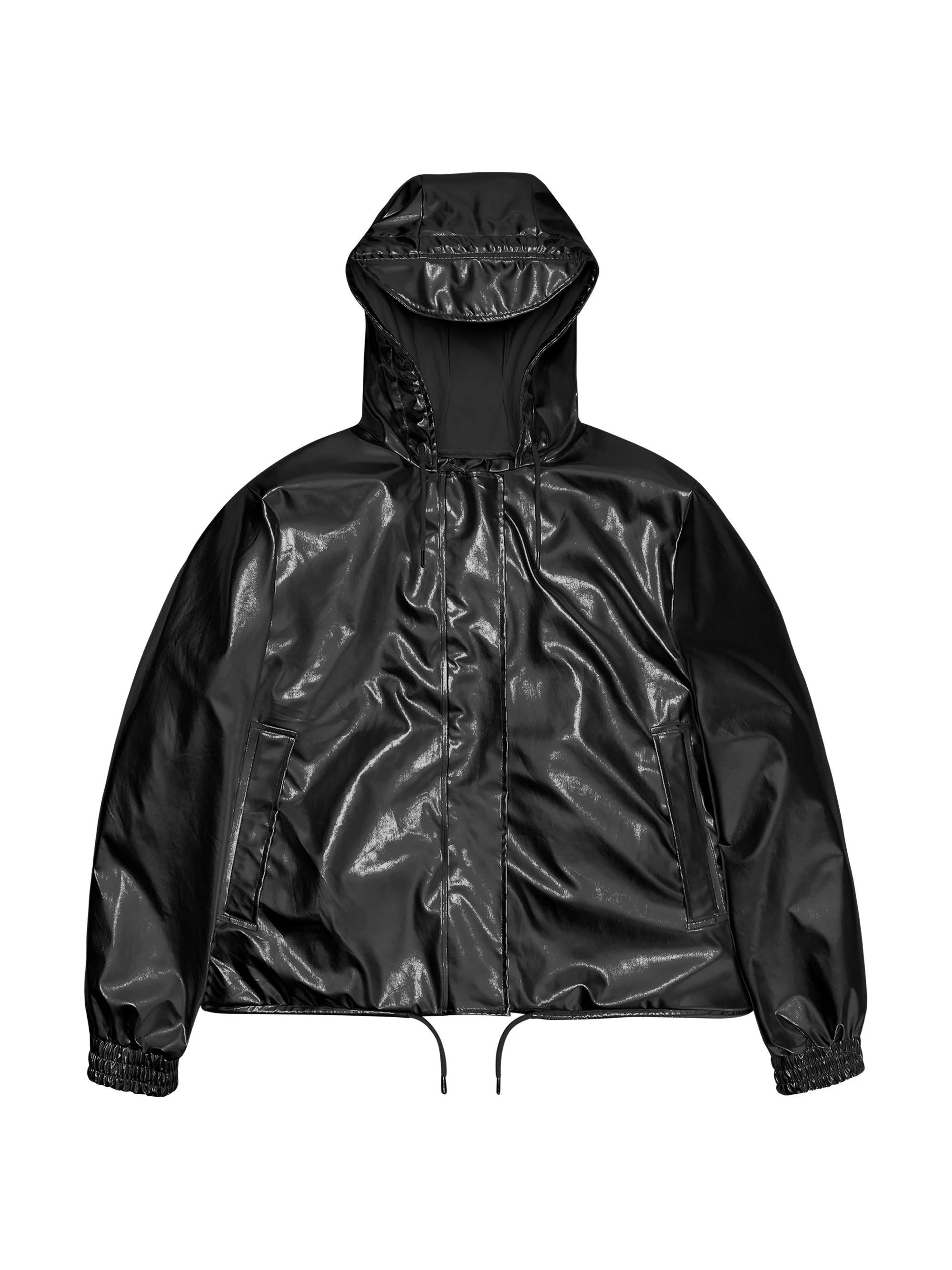 Women's Lohja Crop Bomber Jacket - Black - 1