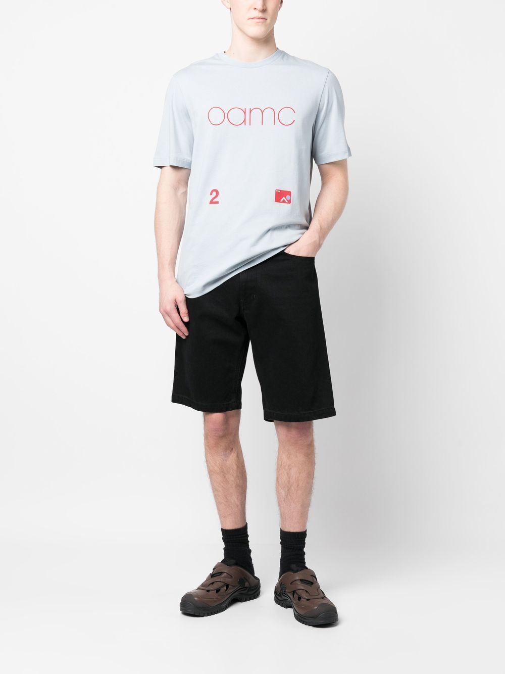 logo-print cotton T-shirt - 2