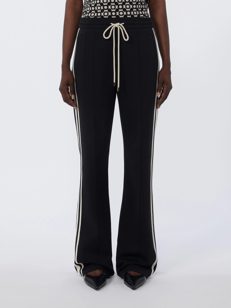 VENTO Cotton jersey trousers - BLACK 3