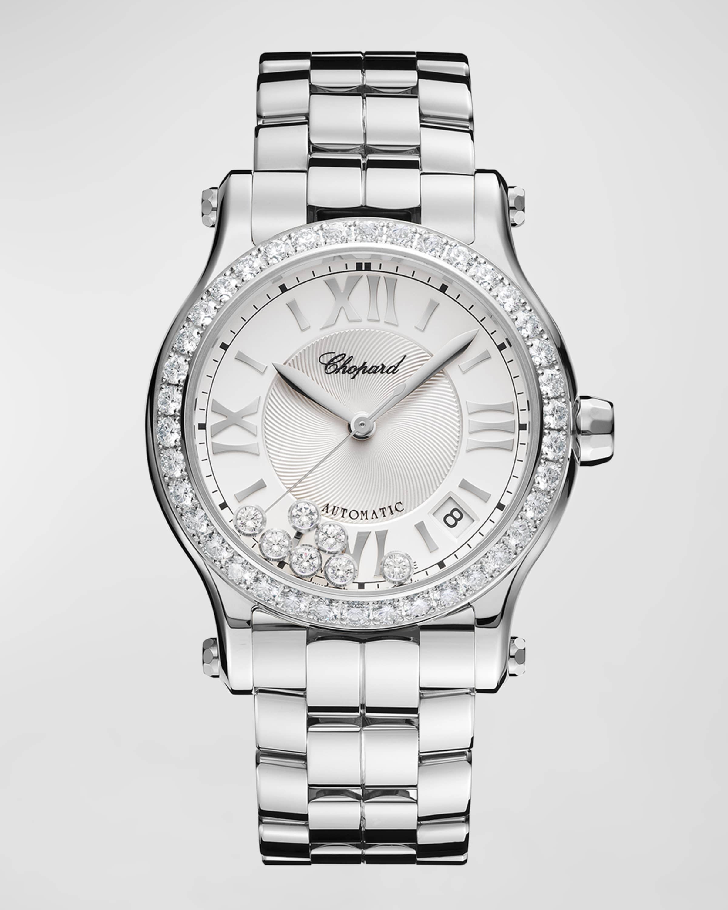 Happy Sport 36mm Stainless Steel Diamond Watch - 1