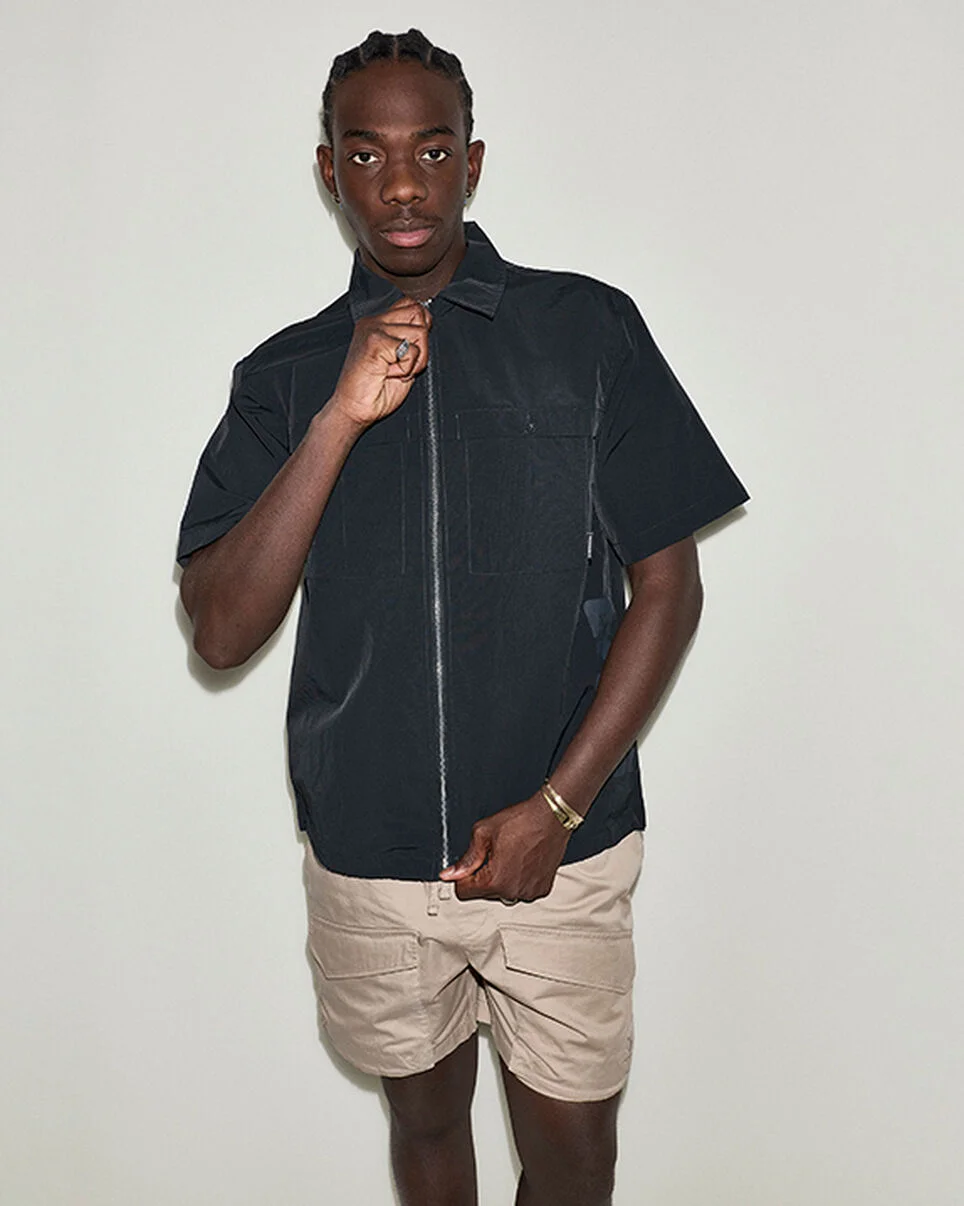Utility Zip Short-Sleeve Shirt - 1