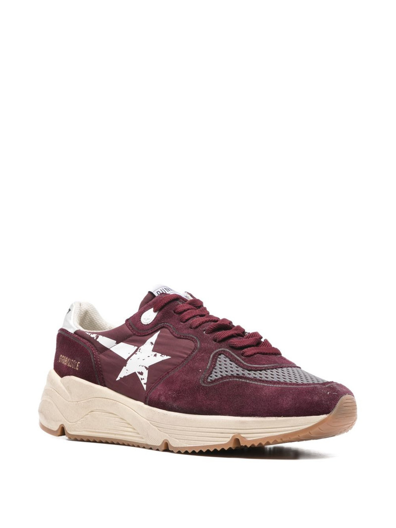 Golden Goose printed-star suede sneakers outlook