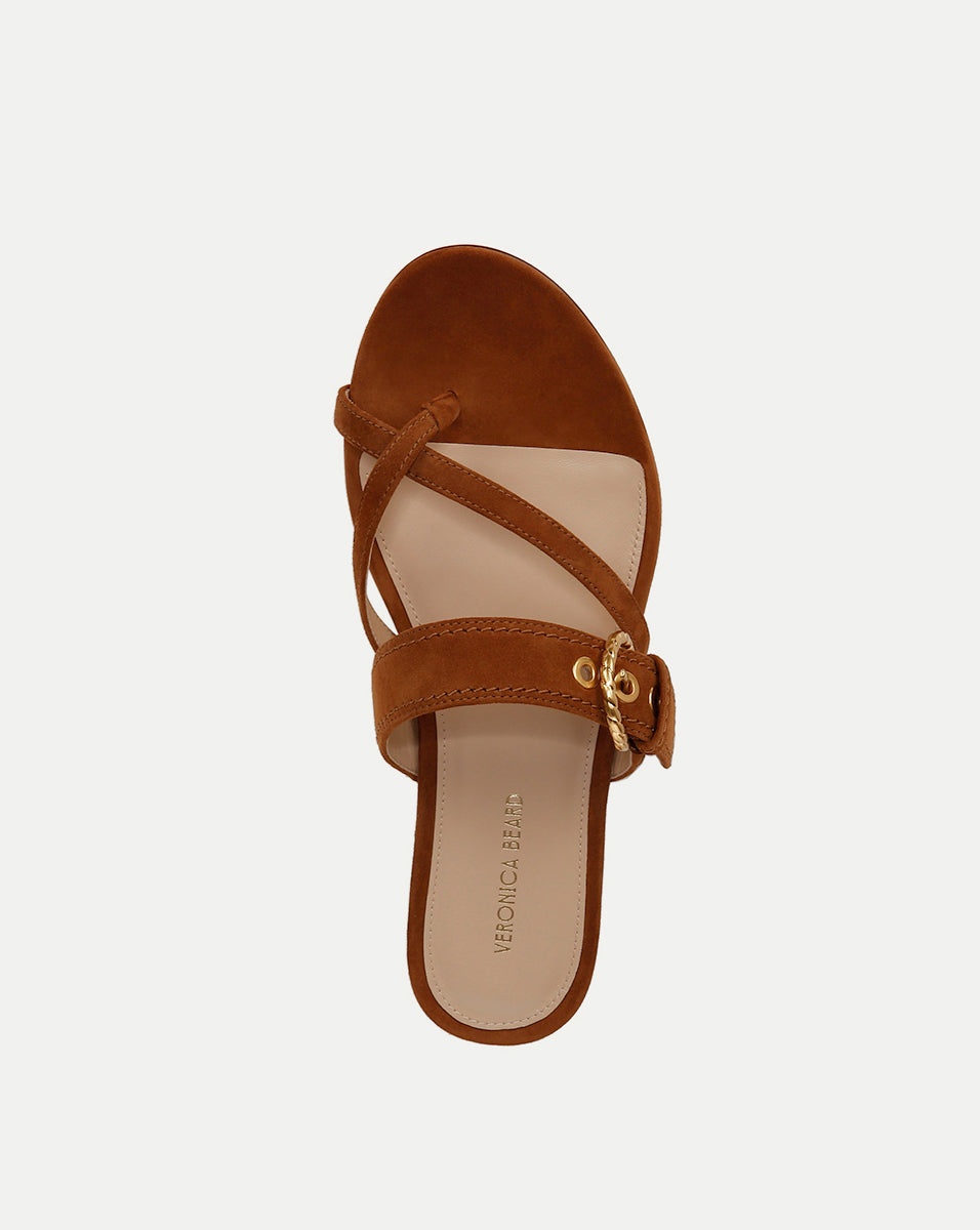 SALVA SUEDE CRISSCROSS SANDAL - 3