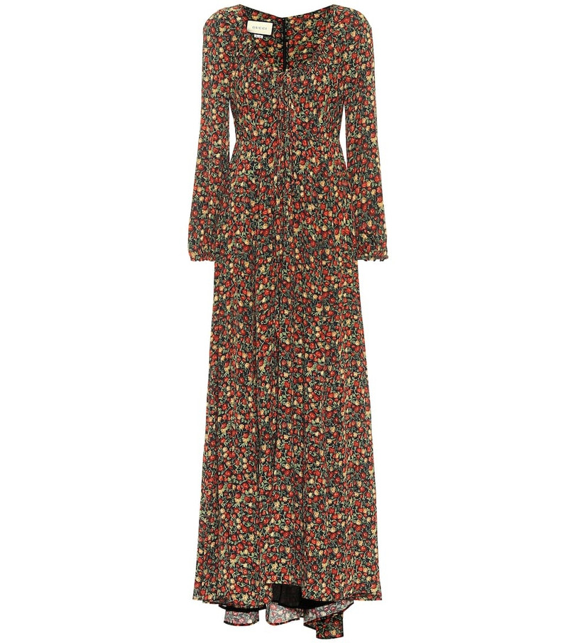 x Liberty floral crêpe gown - 1