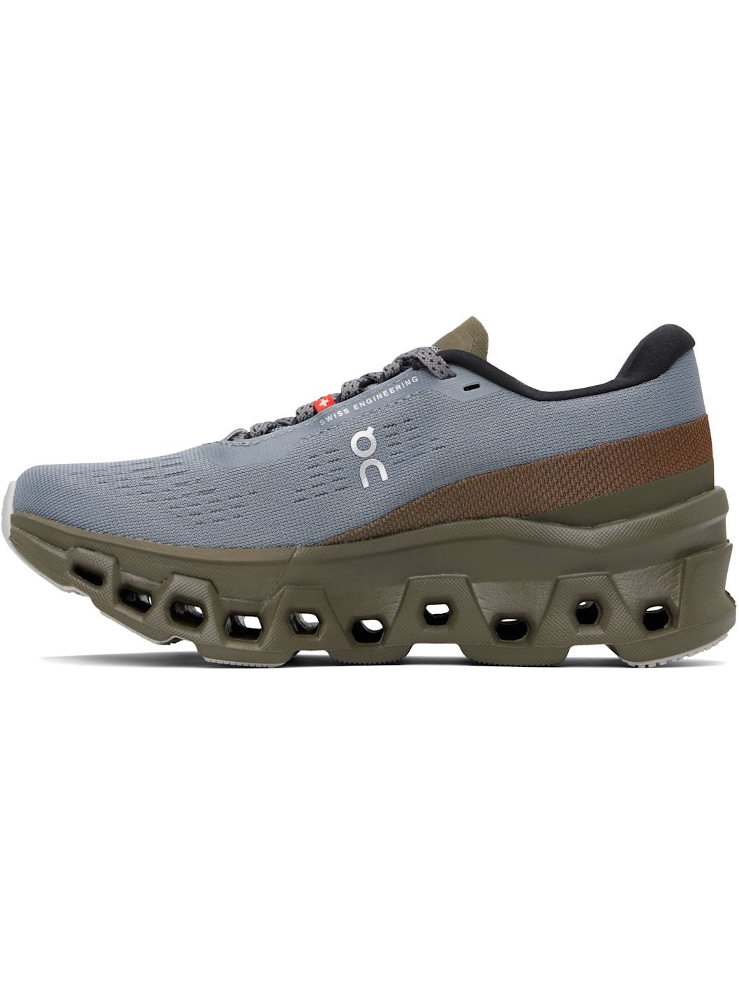 Blue & Khaki Pleasures Edition Cloudmonster 2 PLS-TL Sneakers - 3