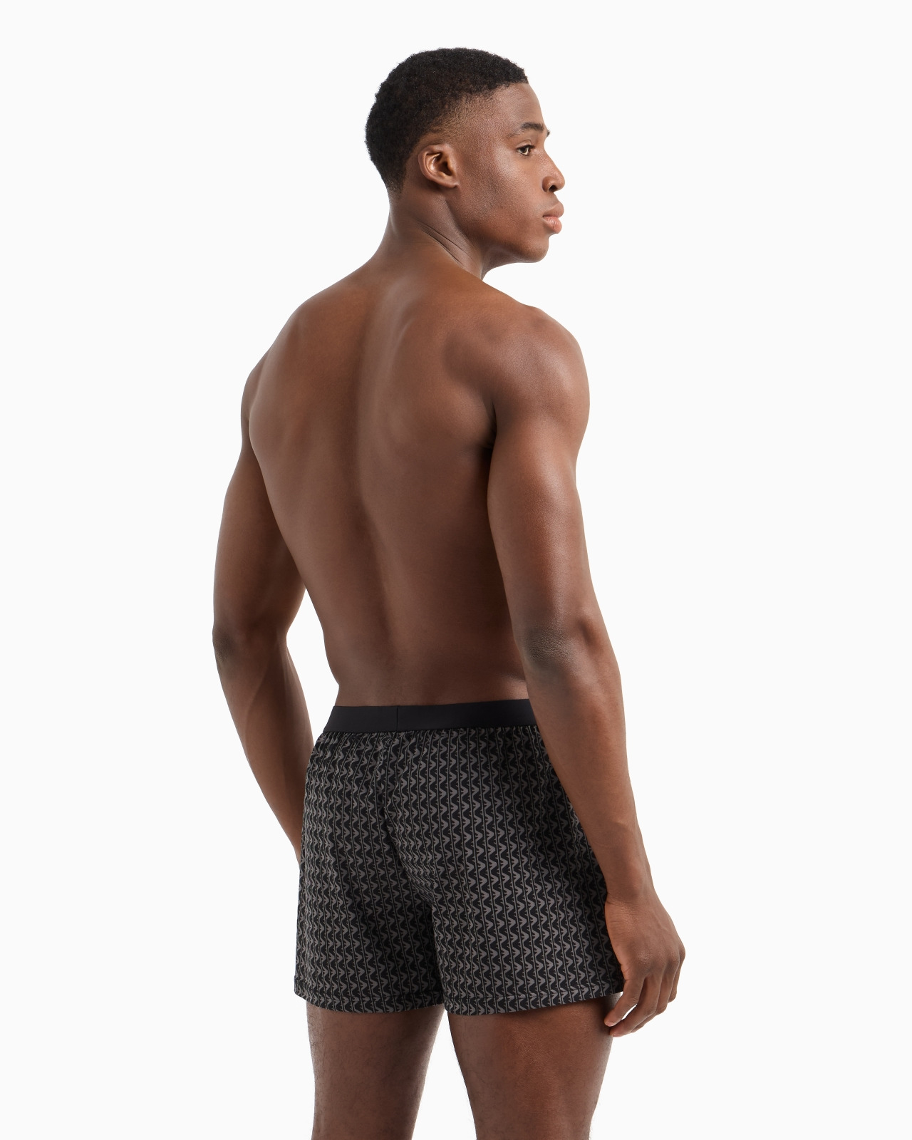 BOXERS WITH MIXED PATTERN PRINT - 3