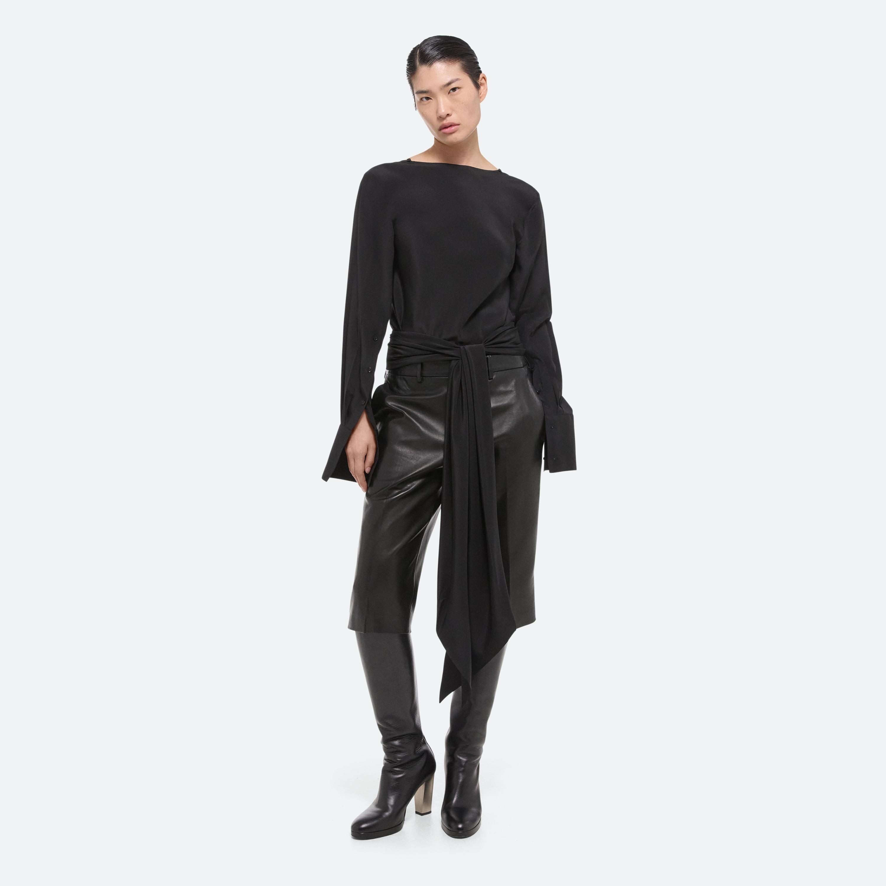 SCARF SILK BLOUSE - 2