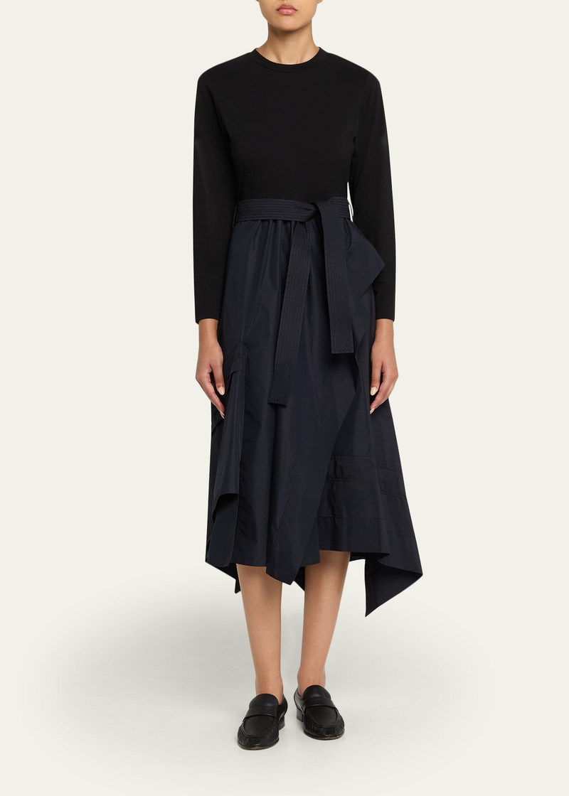 3.1 Phillip Lim Long-Sleeve Combo T-Shirt Dress outlook