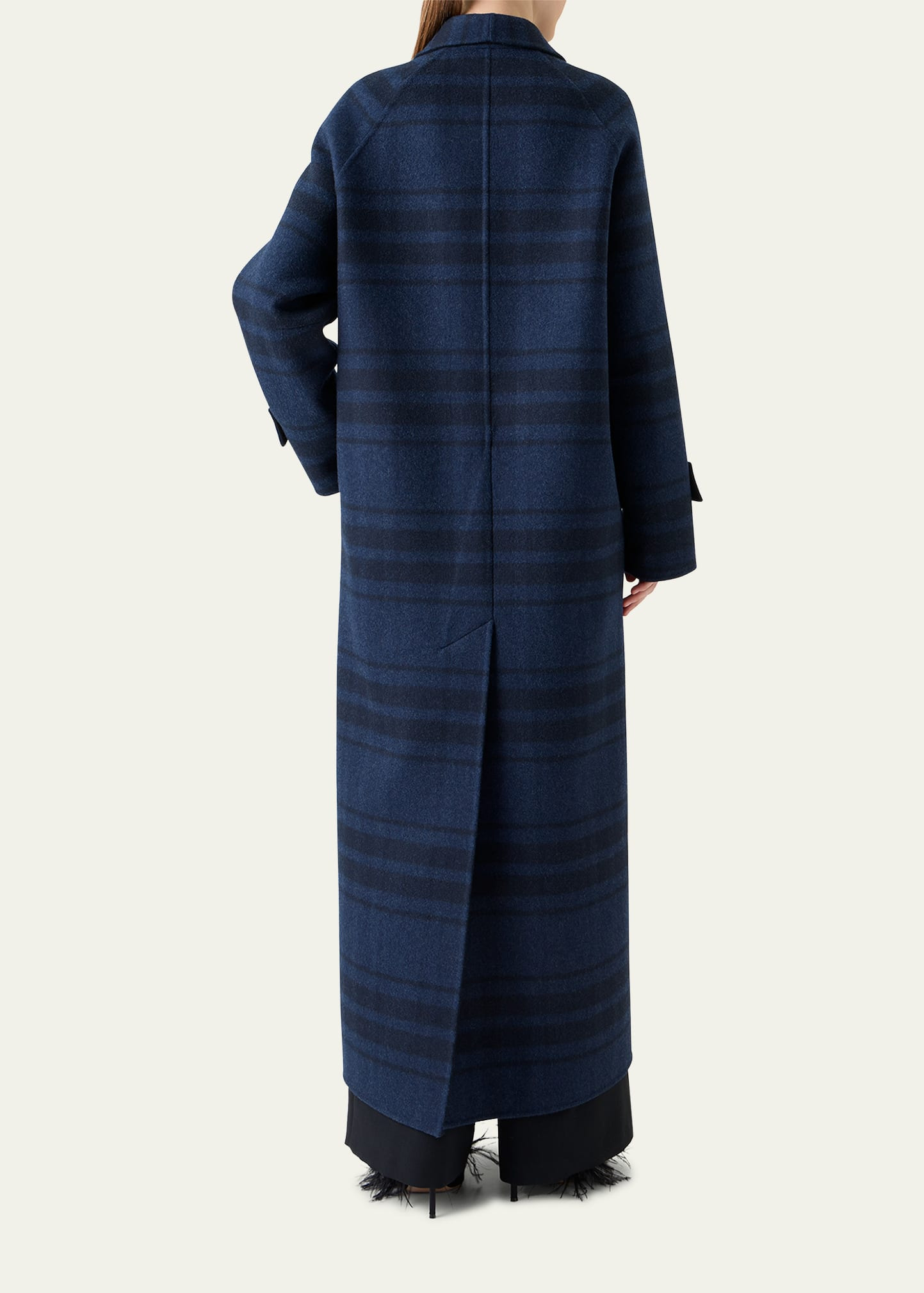 Estelle Double-Face Wool Maxi Coat - 3