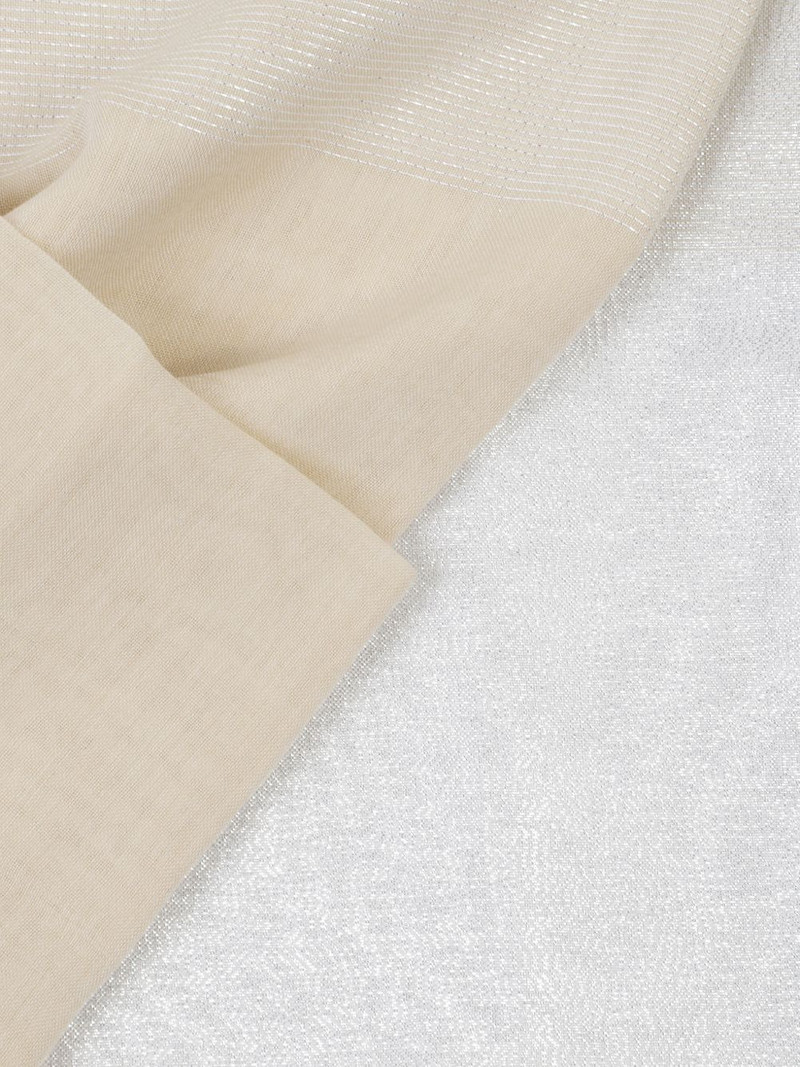 PESERICO fringed-edge scarf outlook