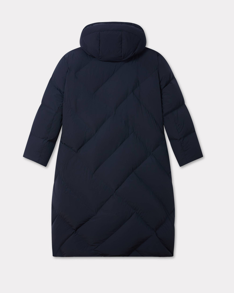 KENZO 'KENZO Weave' long down jacket outlook