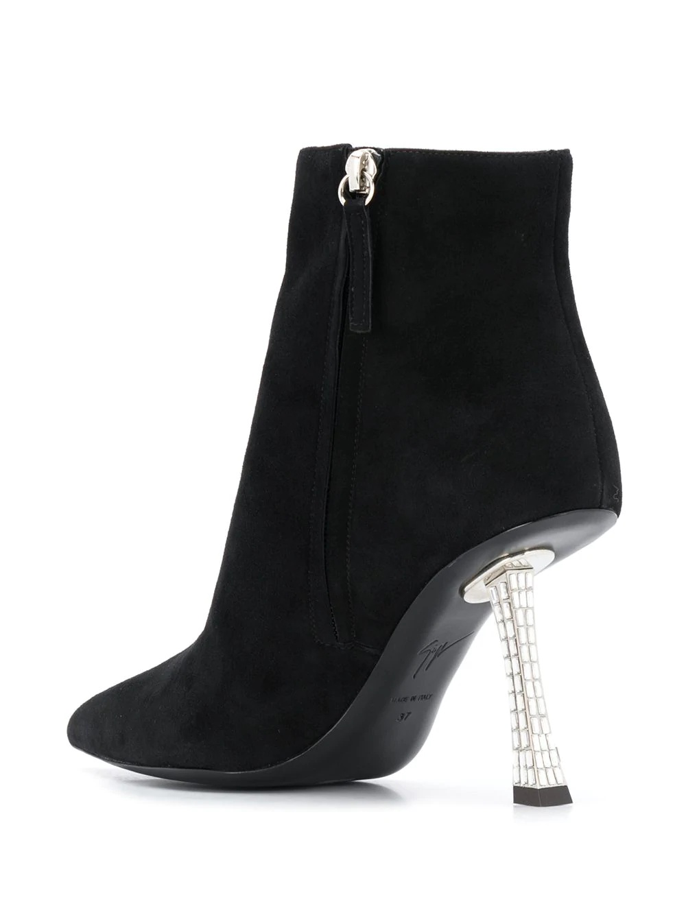 statement heel ankle boots - 3