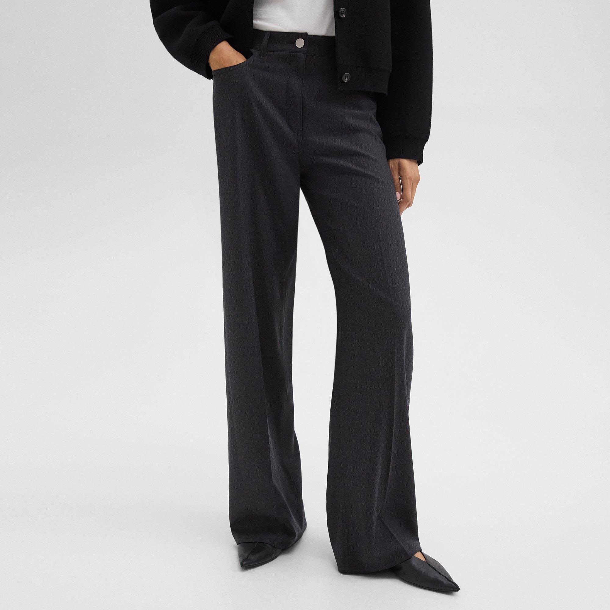 Straight-Leg 5-Pocket Pant in Stretch Flannel - 5