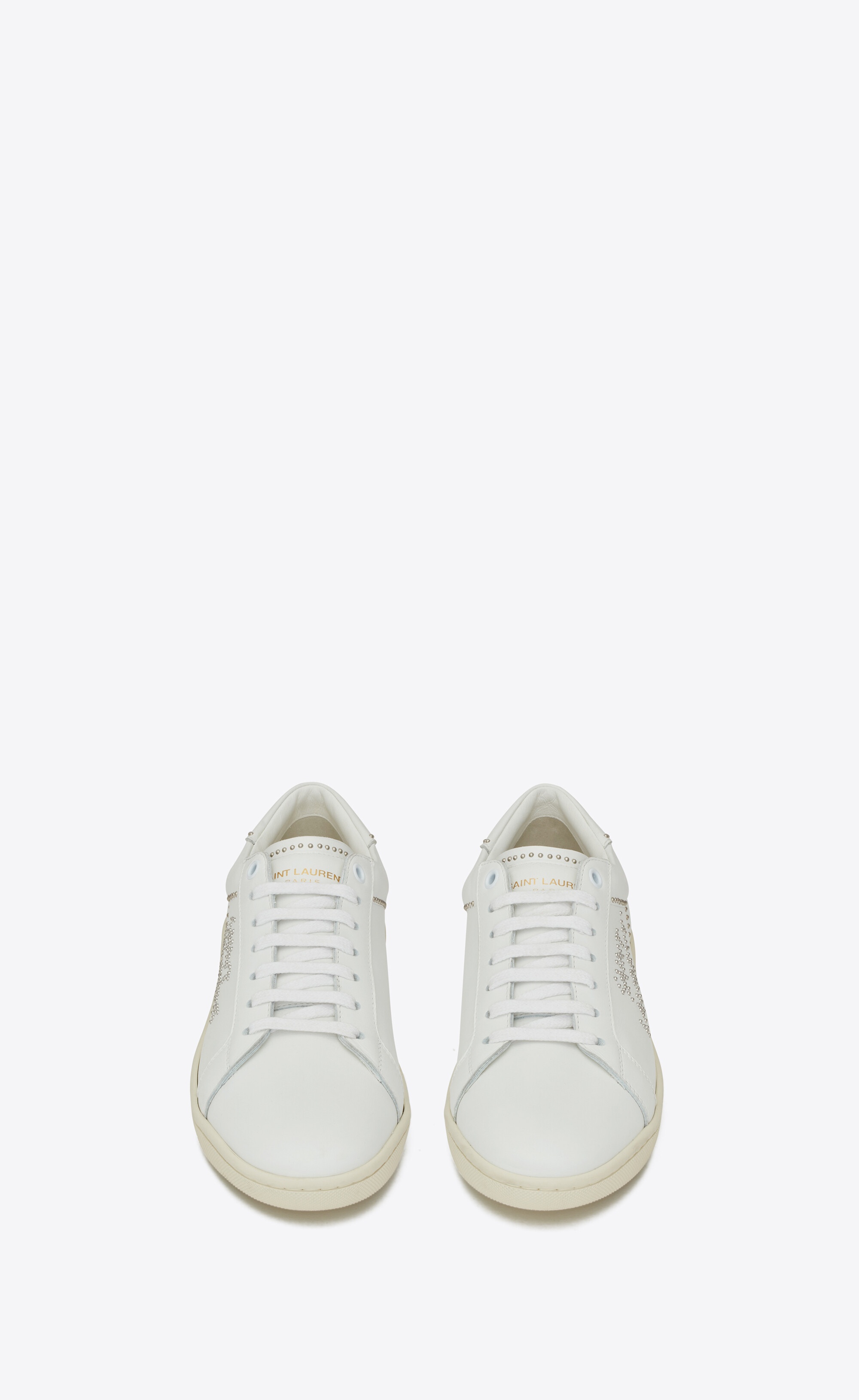 sl/08 low-top sneakers in smooth leather - 2