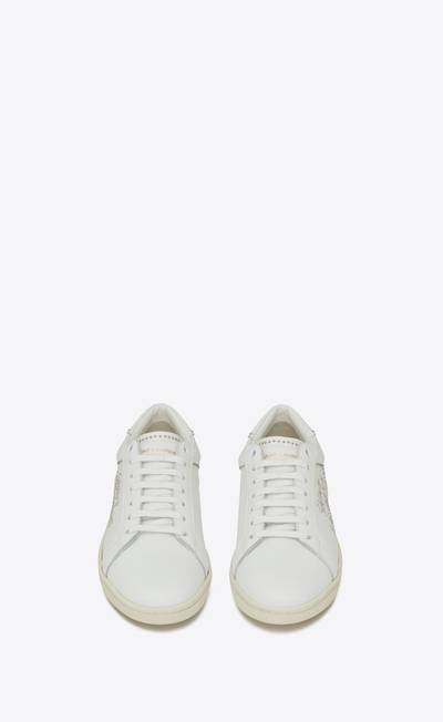 SAINT LAURENT sl/08 low-top sneakers in smooth leather outlook