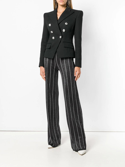 Balmain double-breasted blazer outlook