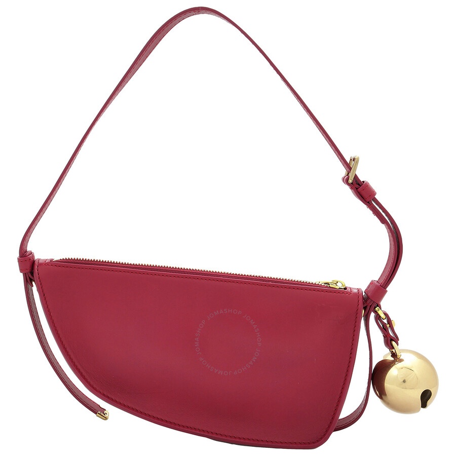 Burberry Mini Shield Sling Bell Charm Leather Shoulder Bag - 3