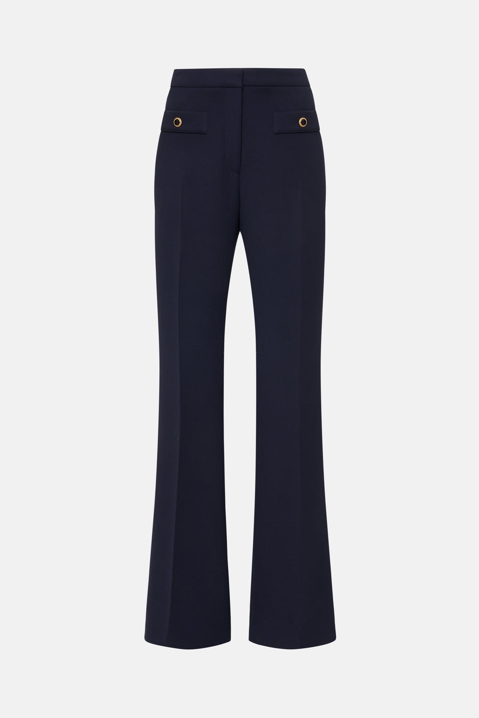 WOOL HIGH WAISTED TROUSERS - 1
