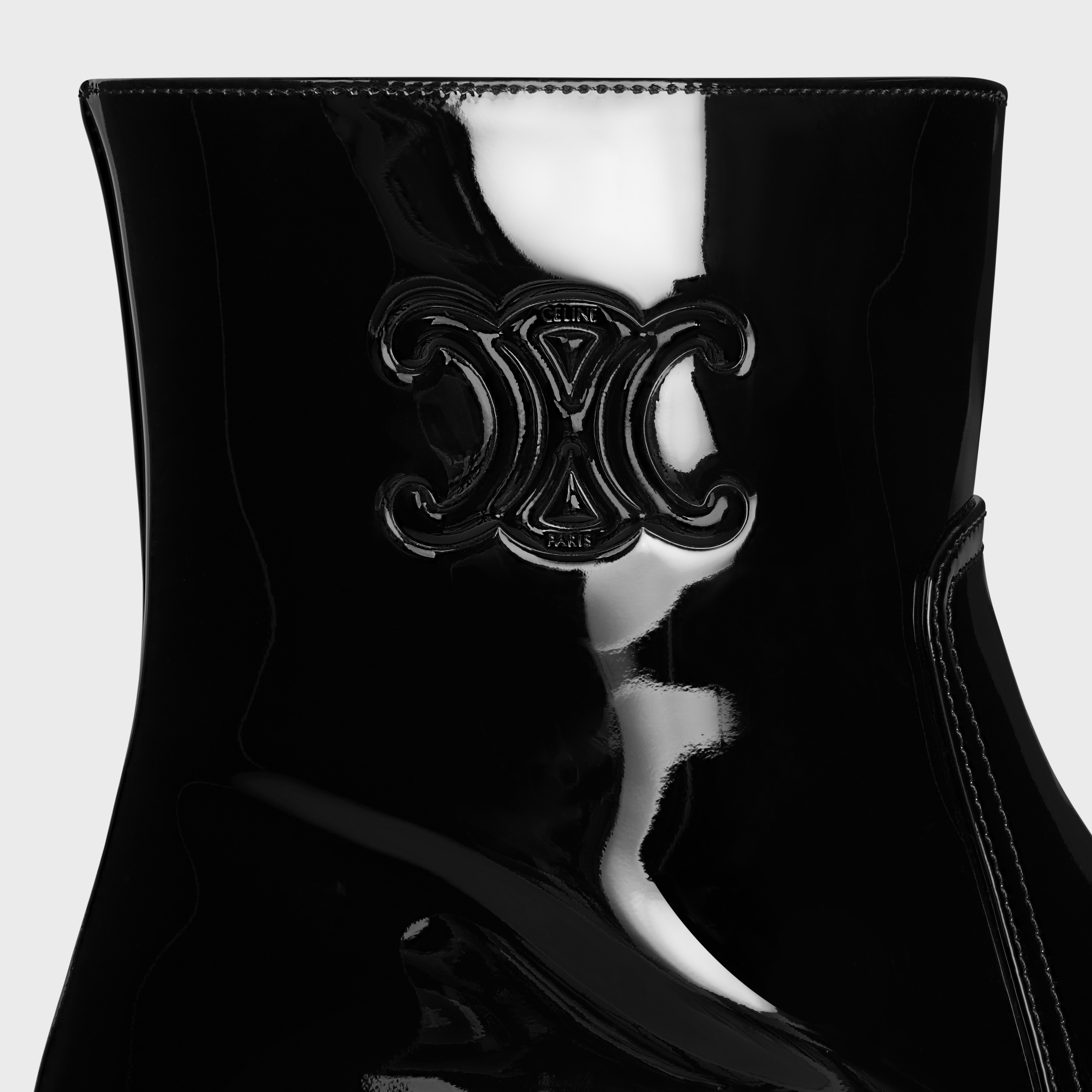 ブーツその他 LES BOTTES CELINE TRIOMPHE ZIPPED BOOT IN PATENT CALFSKIN LES BOTTES CELINE TRIOMPHE HIGH BOOT in PATENT CALFSKIN
