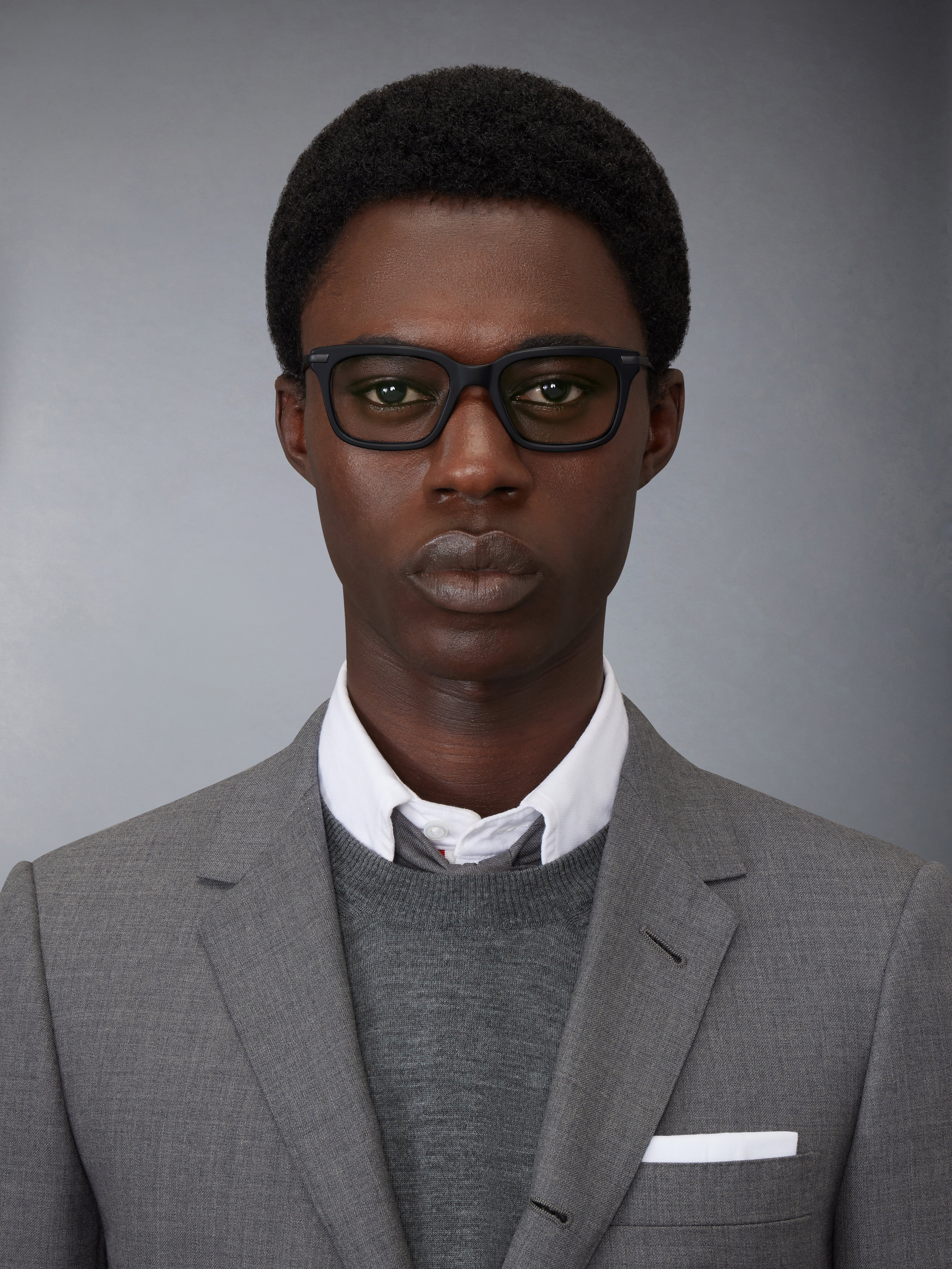 Acetate And Titanium Rectangular Eyeglasses - 3