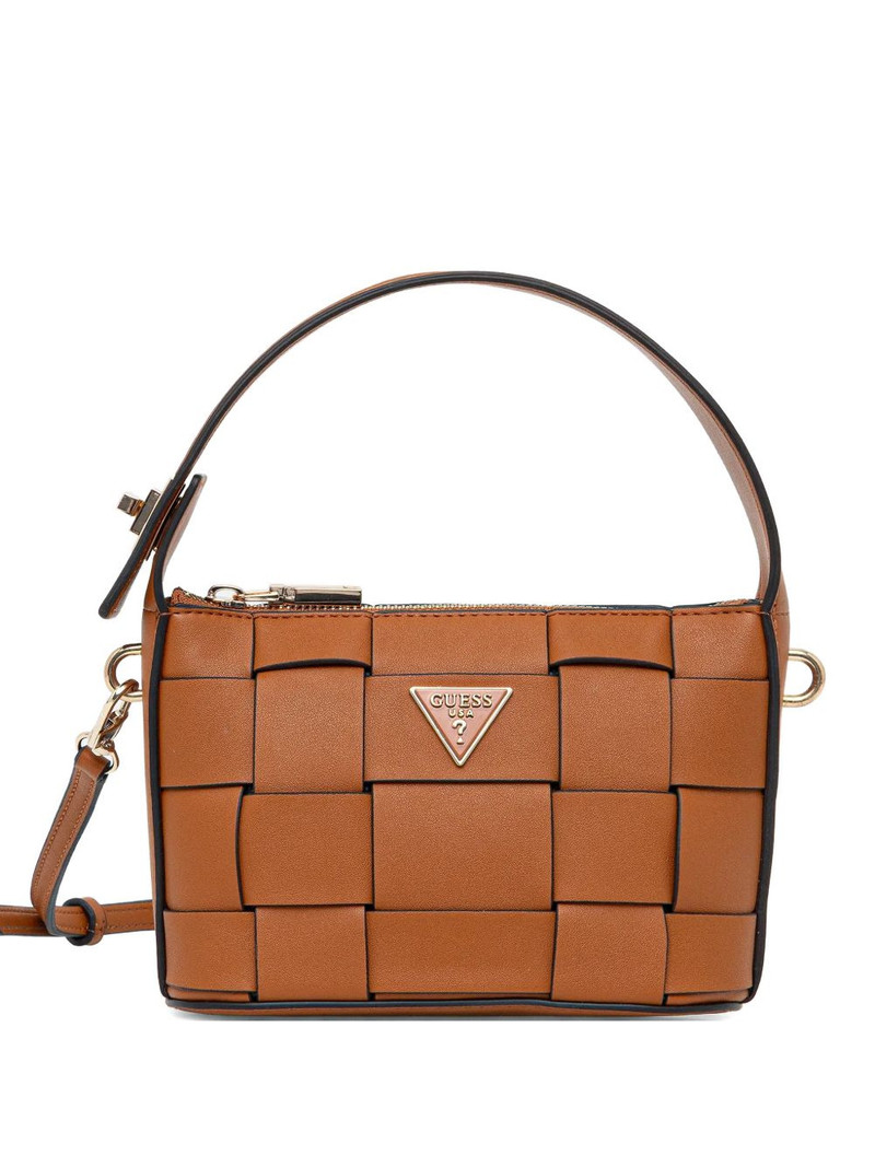 mini Maylee woven tote bag 1