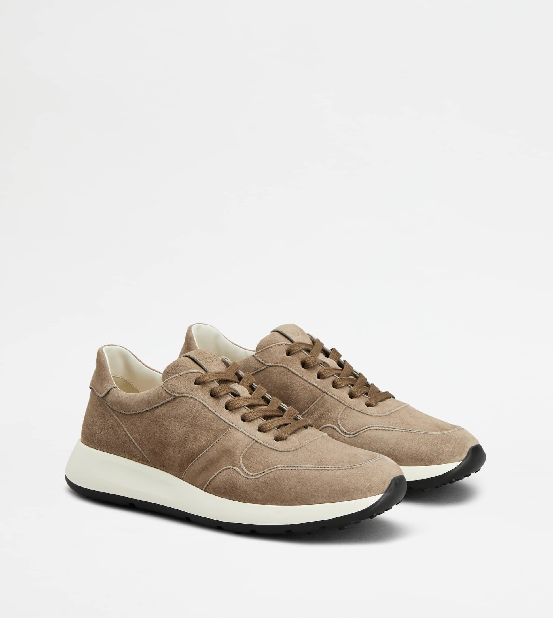 SNEAKERS IN SUEDE - BROWN - 2