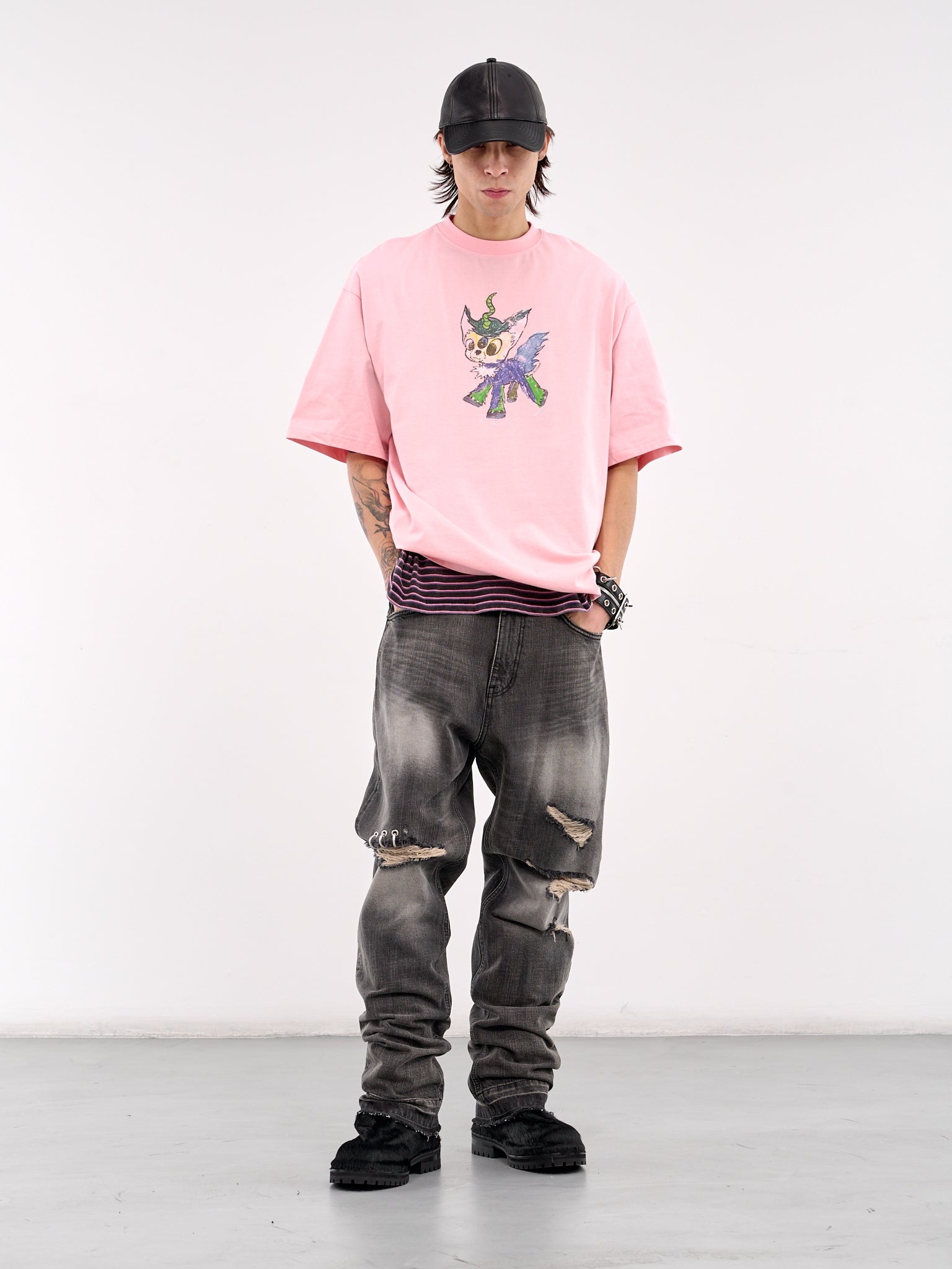Distressed Denim Trousers - 6