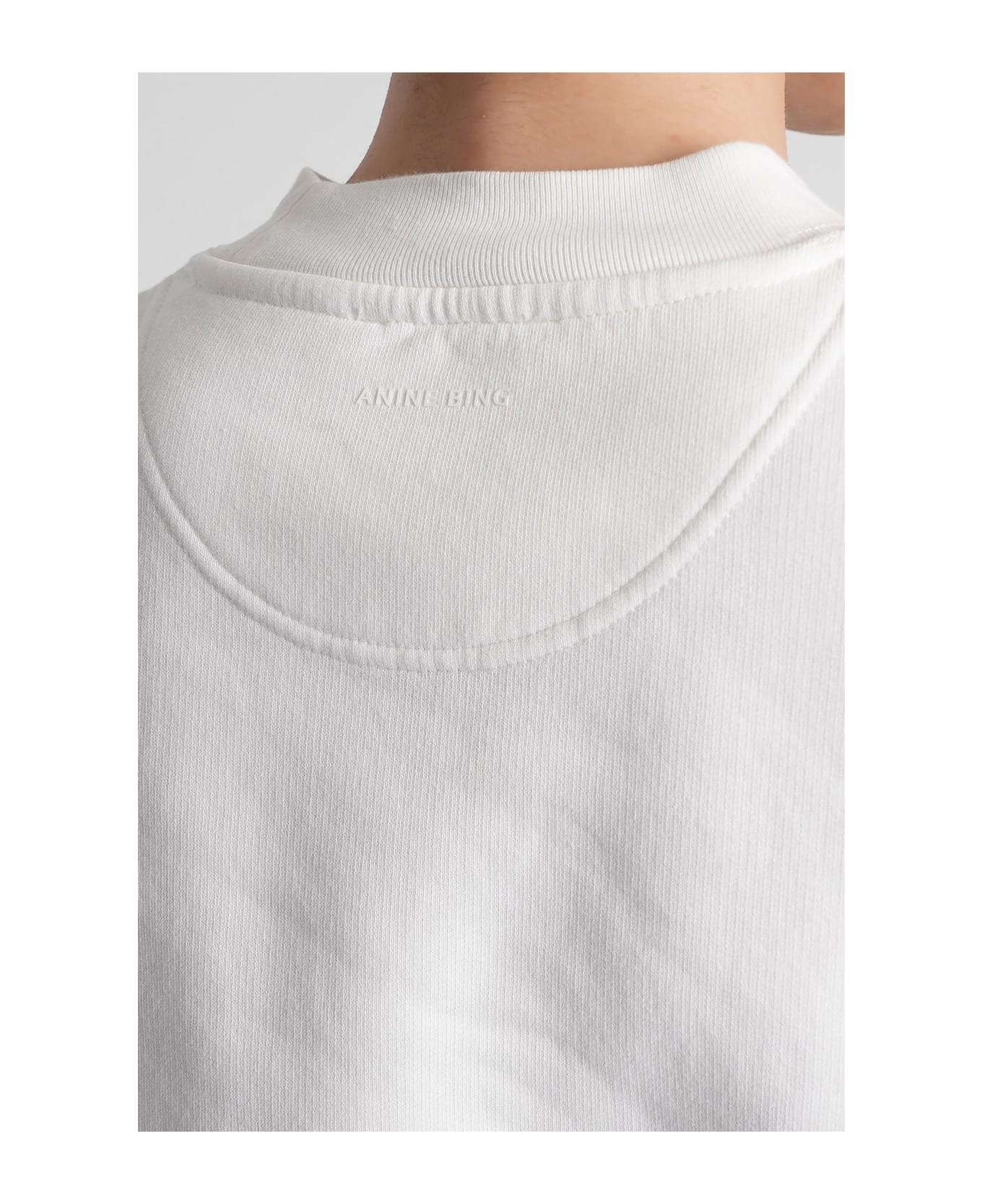 Jay Sweatshirt In White Cotton - 5