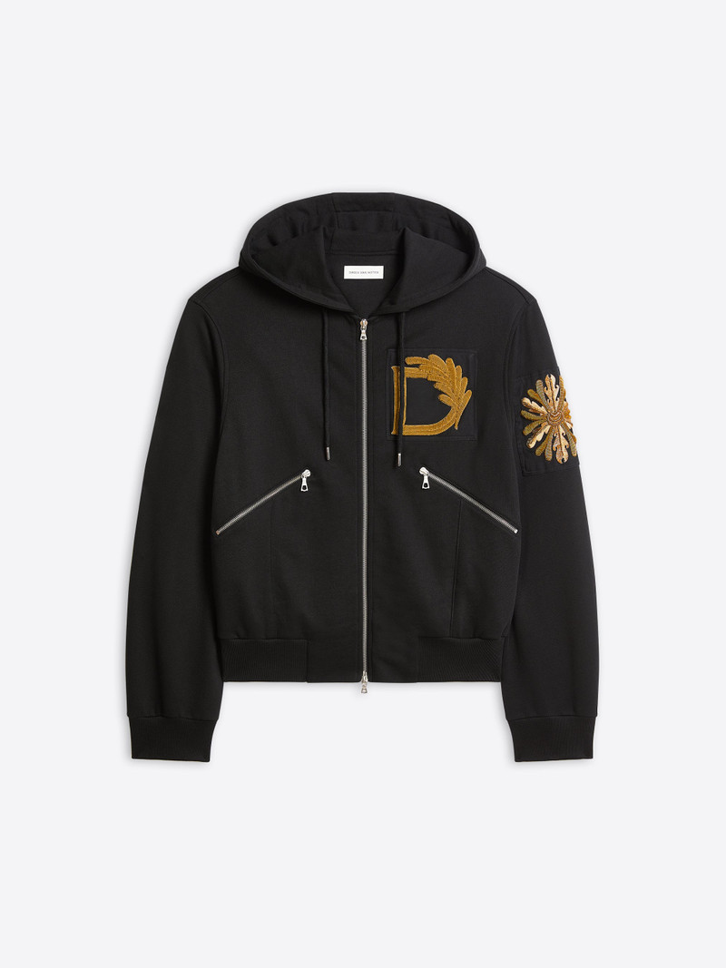 EMBROIDERED HOODIE - 1