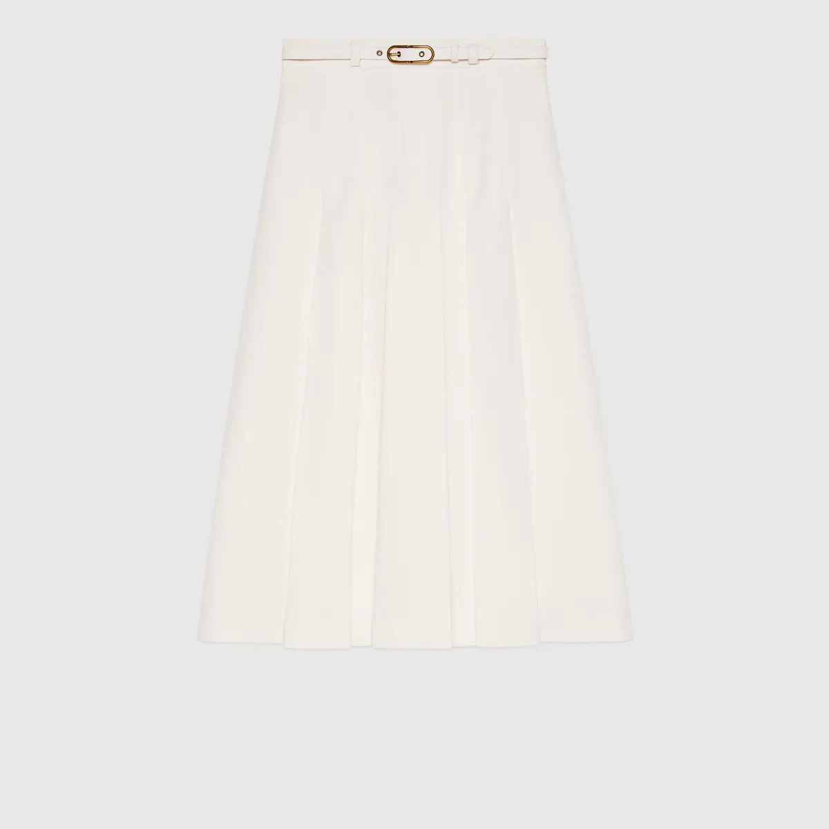 Cady crêpe pleated skirt - 1