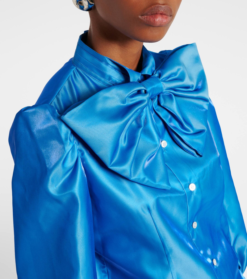Bow-detail satin blouse 4
