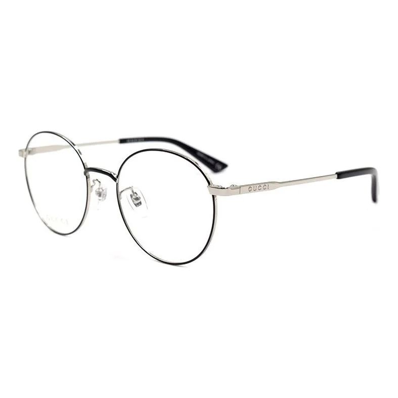 Gucci Series Eyeglasses Men's Black/Silver GG0862OA-003 - 1
