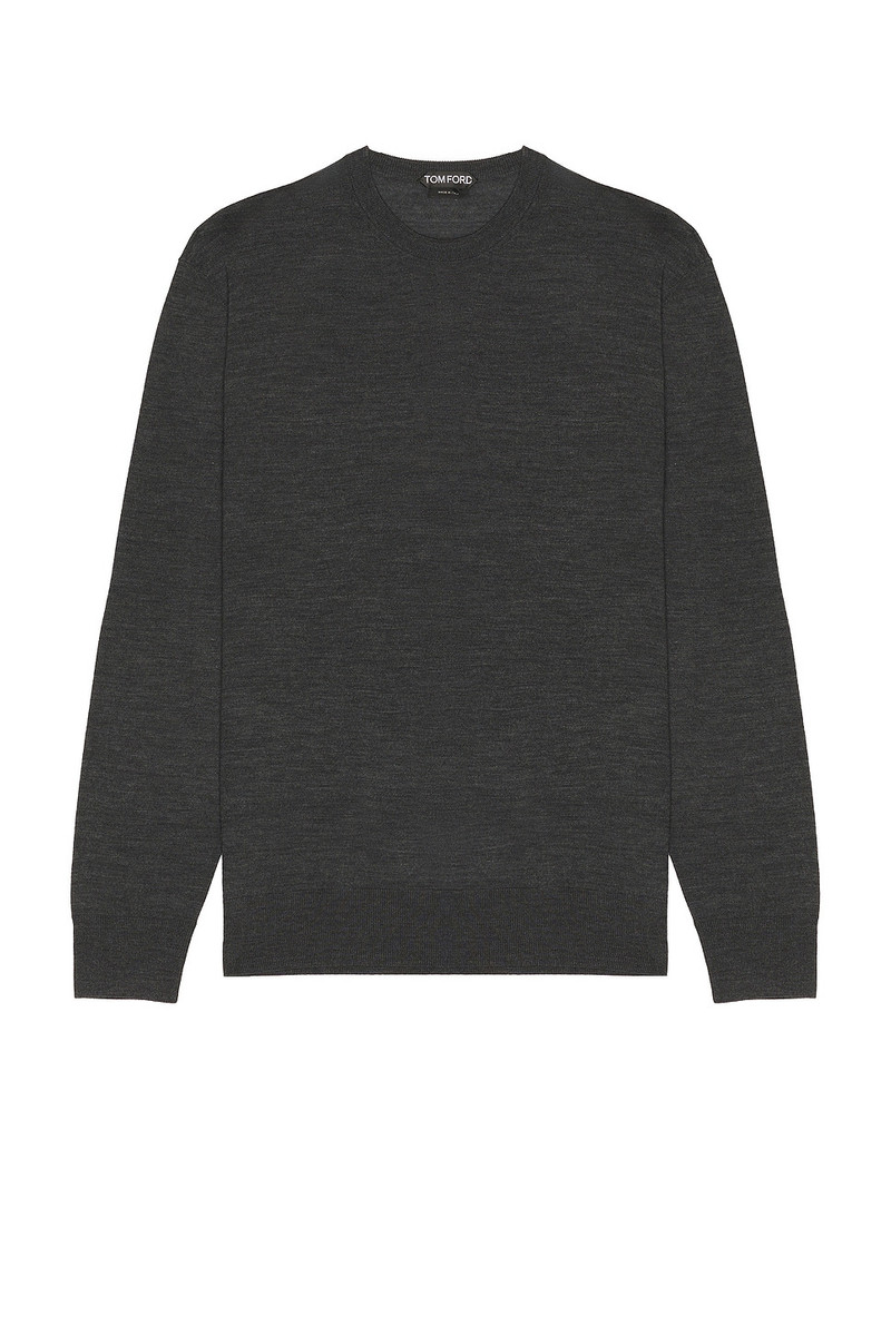TOM FORD Ultrafine Merino Wool Oversized Crew Neck outlook