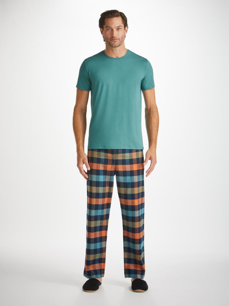 Men's T-Shirt Basel Micro Modal Stretch Teal 3