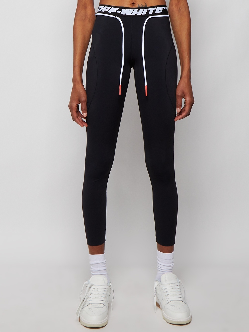 Athletic Logo Band Leggings Black - 3