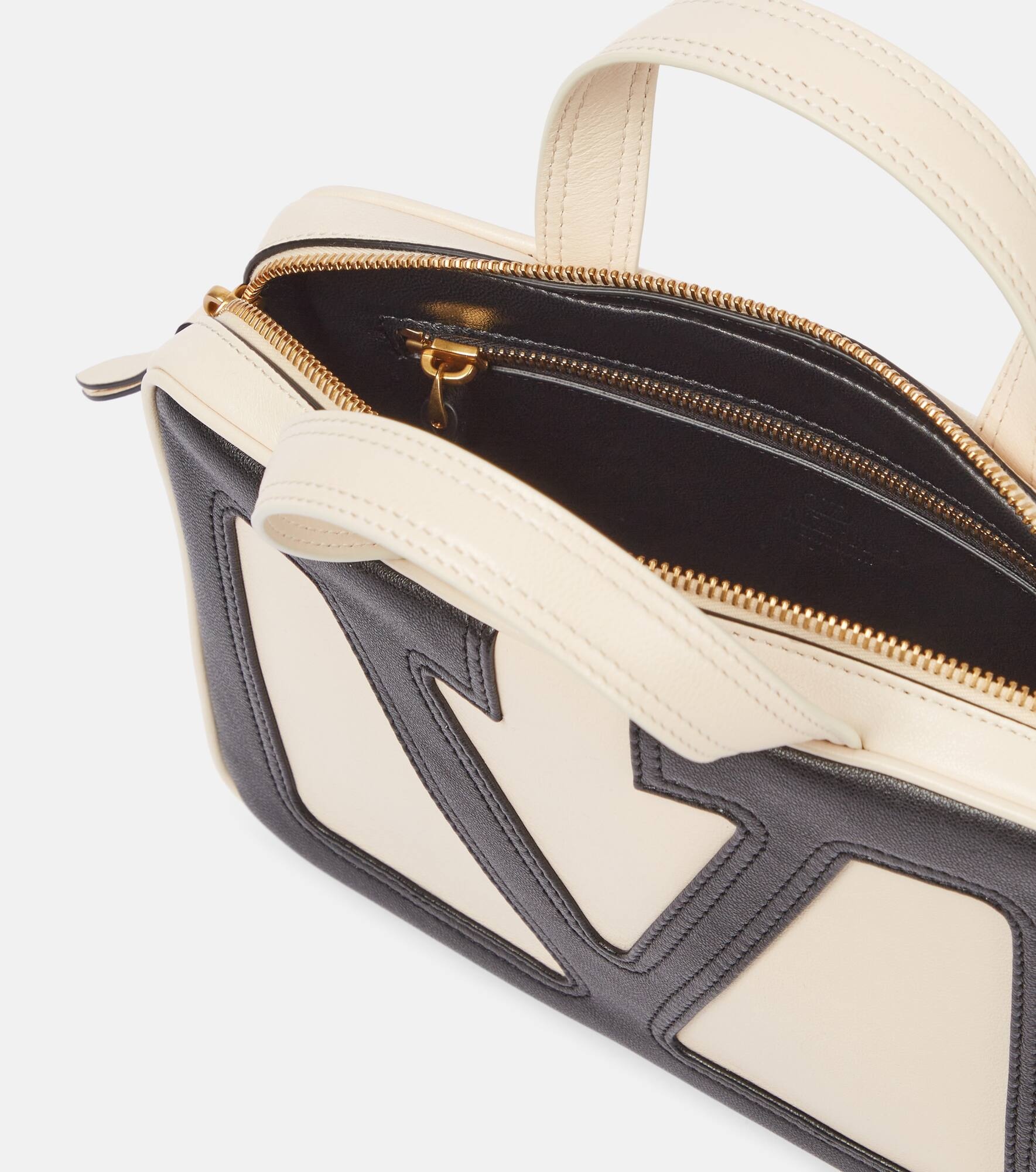 Viva Superstar VLogo leather tote bag - 3