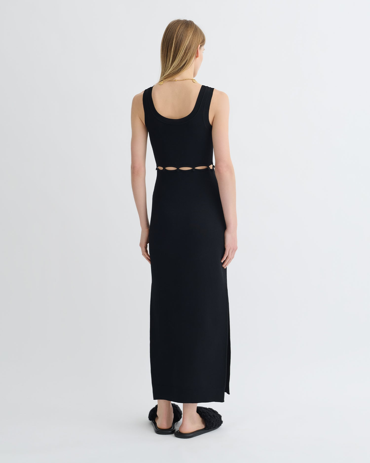 Knitted Midi Dress - 3