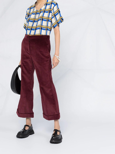 Marni cropped corduroy trousers outlook