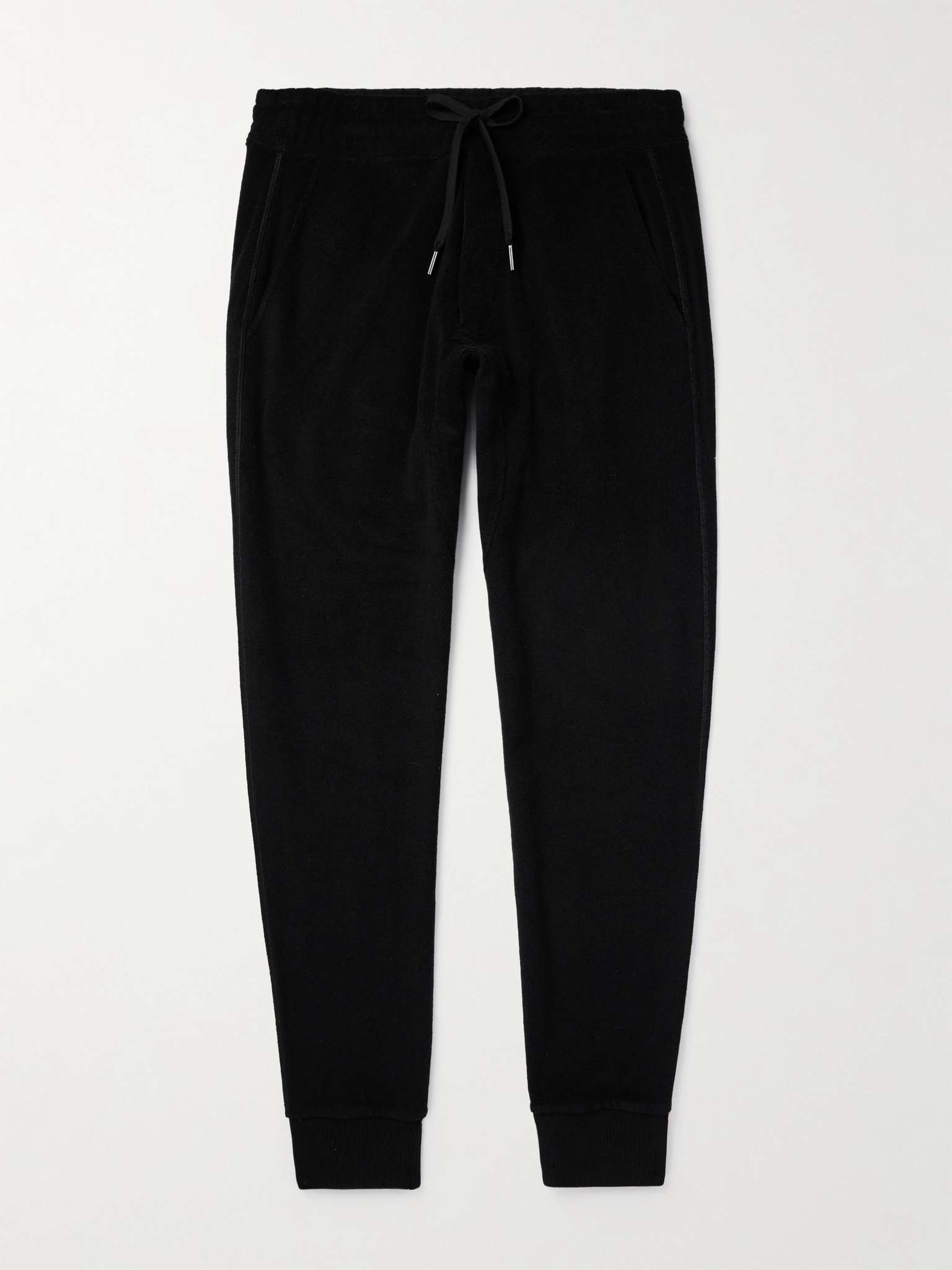 Tapered Cotton-Terry Sweatpants - 1