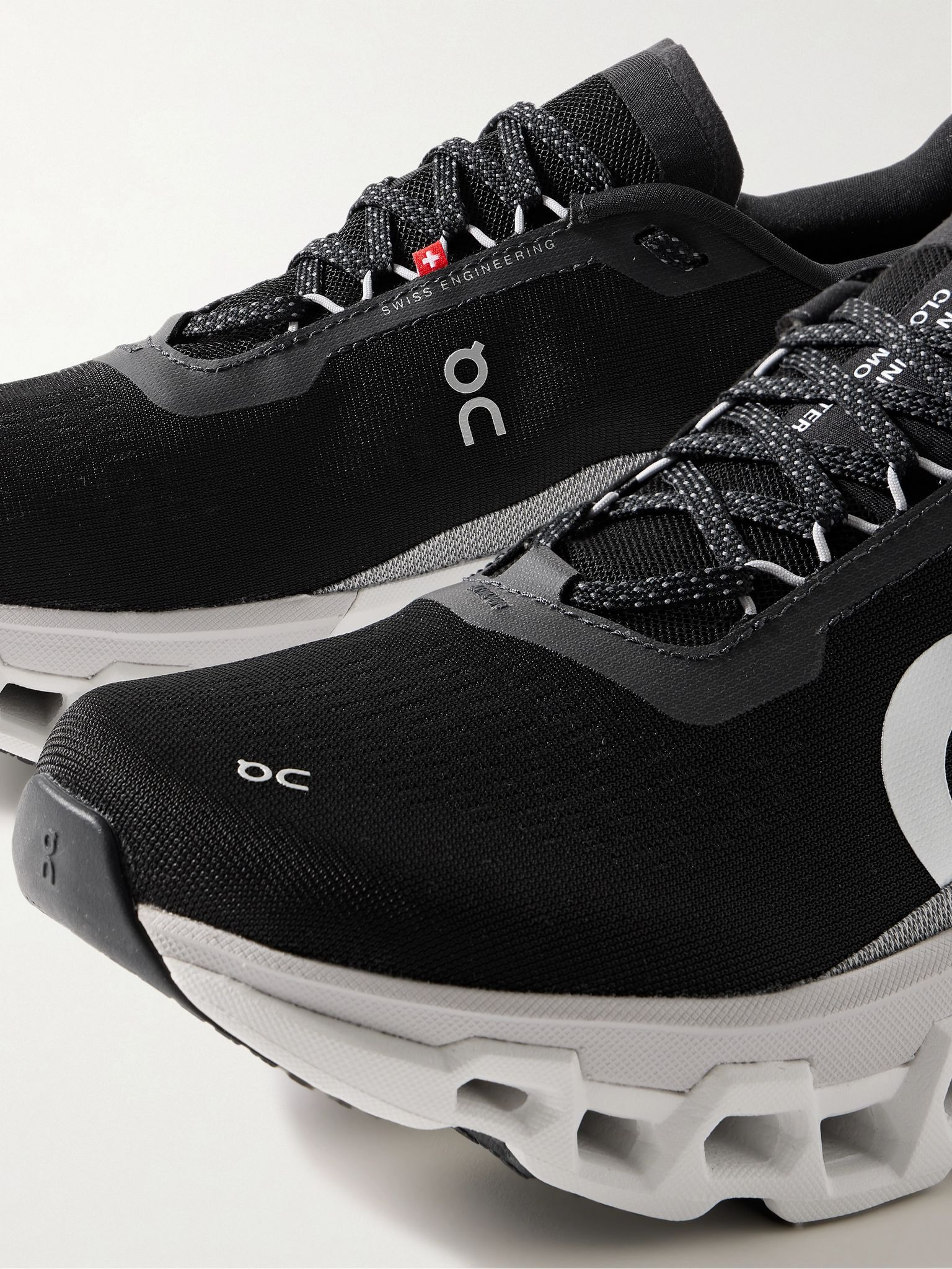 Cloudmonster 2 Rubber-Trimmed Mesh Running Sneakers Black - 5