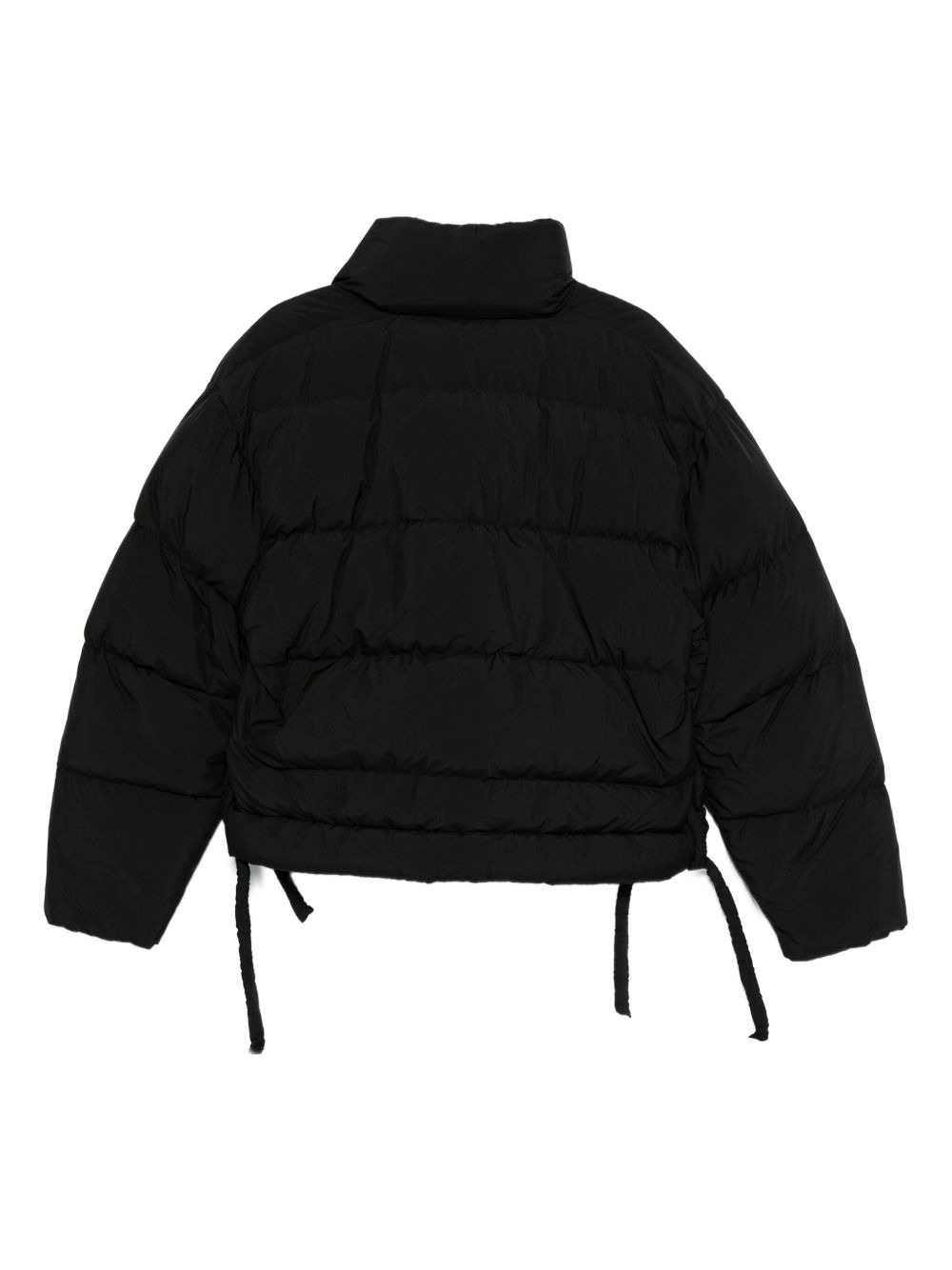 drawstring puffer jacket - 2