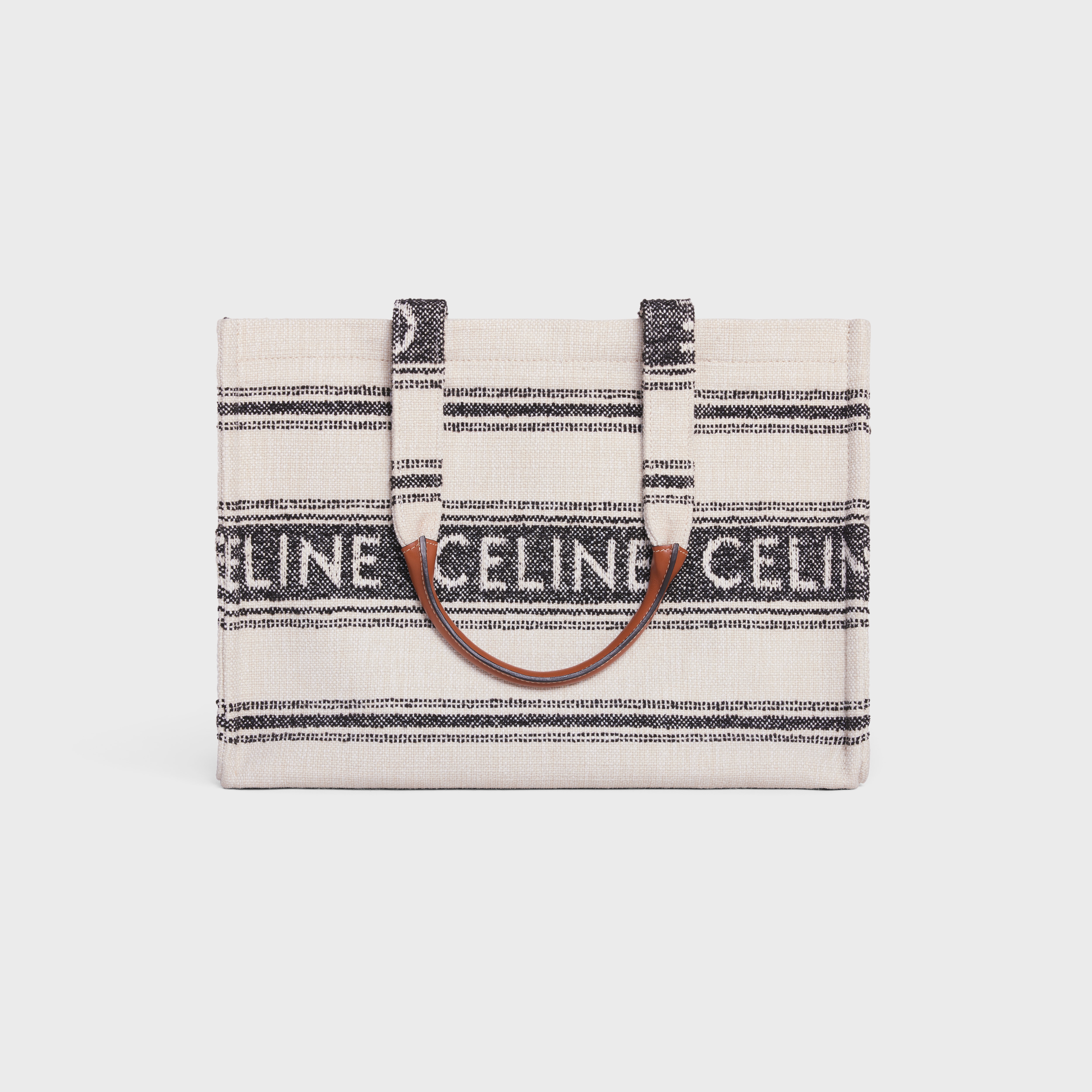 Large Cabas Thais in STRIPED TEXTILE WITH CELINE JACQUARD - 1